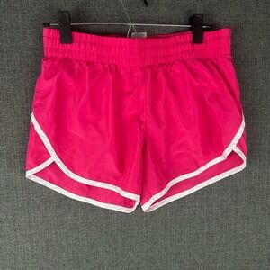 Athletic Works Women's Hot Pink Running Shorts with White Trim‎ Size S